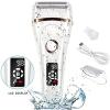 Feilx Electric Razor for Women - Womens Shaver Bikini Trimmer Body Hair Removal for Legs and Underarms Rechargeable Wet and Dry Painless Cordless with LED Light view 3