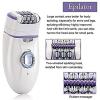 Feilx Cordless All-in-One Advanced Wet & Dry Rechargeable Womens Electric Shaver for Sensitive Skin with Bikini Attachment and Pop-Up Trimmer view 4