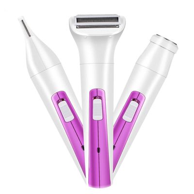 Feilx Electric Shaver for Women Best Electric Razor for Womens Bikini Legs Underarm Public Hairs Rechargeable Trimmer 3-in- 1 Painless Precision Shaver Remover (Color : A)