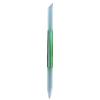 Worparsen Glass Cuticle Pusher Double-Sided Glass Cuticle Pusher Nail File Multifunctional Wear- Green view 1