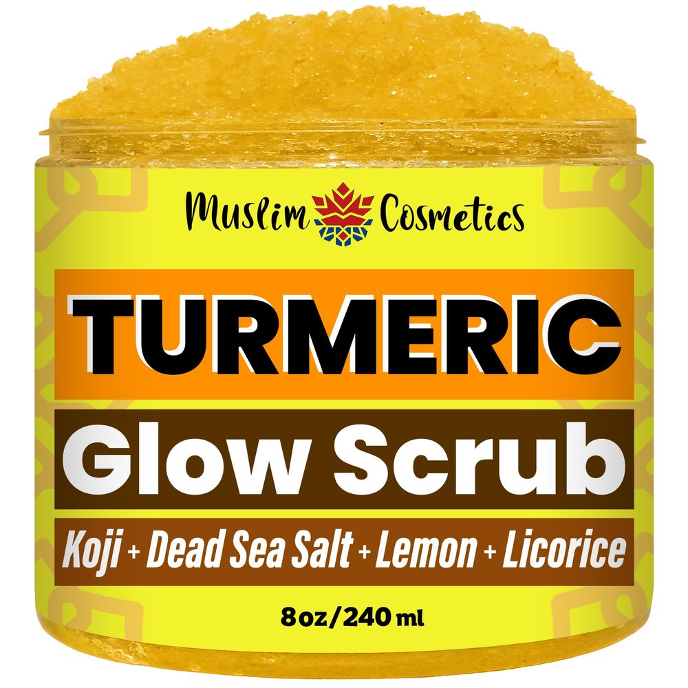 Turmeric Dead Sea Salt Scrub | Kojic & Licorice root | Made in Canada 8oz