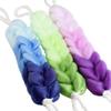 Healifty Long Bath Pouf, Long Stretch Back Sponge with Rope Handles Back Scrubber Bath Shower Mesh Sponge for Men and Women 3PCS Random Color view 1
