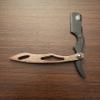 Black and Brown Professional Hair and Beard Trimming Straight Edge Razor Wooden Engraved Style view 3