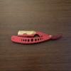 Red and Gold Easy to Use Mens Barber Shaving Straight Edge Salon Level Grooming Razor Free Blade view 4