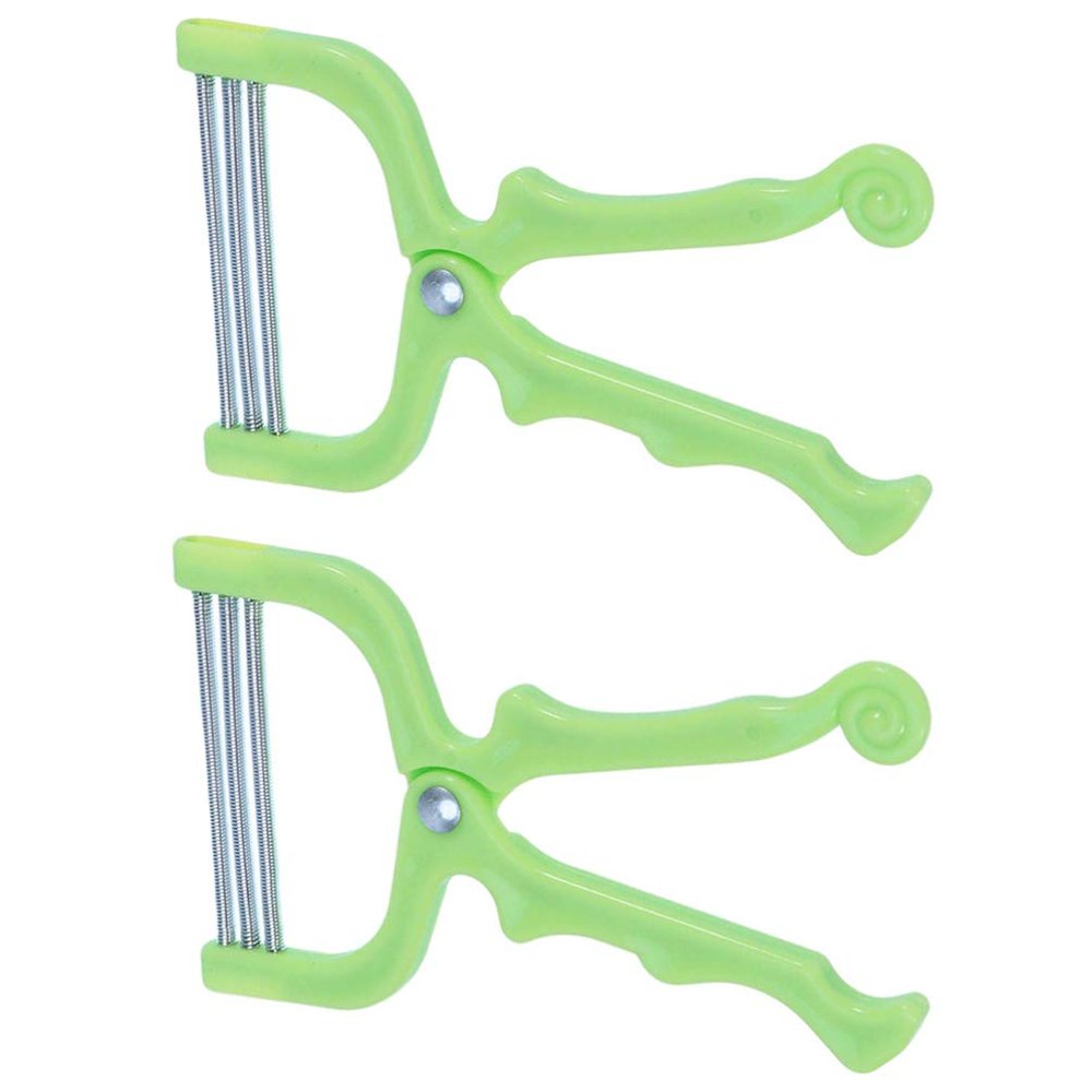 1 Set 2Pcs facial hair remover facial threading epilator upper lip hair removal spring manual chin hair shaver face threader stainless steel spring the side Japanese and Korean