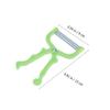 1 Set 2Pcs facial hair remover facial threading epilator upper lip hair removal spring manual chin hair shaver face threader stainless steel spring the side Japanese and Korean view 2