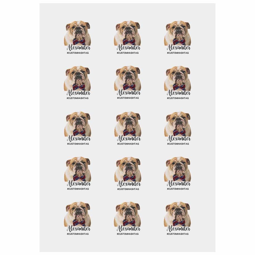 Custom Dog Face Temporary Tattoos Adult, Pet Tattoo Cat Tattoo Fake Tattoos That Look Real And Last Long For Pet's Birthday Party Dog Lover Gift Wedding Decorations Bachelorette Party