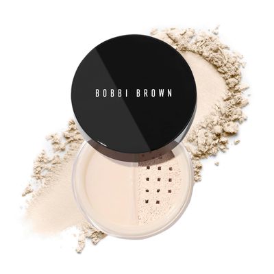 Bobbi Brown Sheer Finish Loose Powder | Long-Lasting, Oil-Absorbing, Mattifying Powder for Seamless Finish | Vitamin E, 0.35 Ounce, Soft Porcelain
