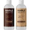 Castor Oil Shampoo and Conditioner Set - Jamaican Black Castor Oil Shampoo and Biotin Collagen Conditioner - Sulfate Free Shampoo and Conditioner for Fine Hair and Dry Scalp Care (Vanilla) -16 Fl Oz view 1