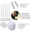 Shyarr Piercing Kit Stainless Steel Acrylic Body Piercing Kit 14G 16G Colorful Body Jewelry Piercing Kit Nose Septum Lip Tongue Eyebrow Tragus Cartilage Belly Piercing Needles Tool Kit view 3