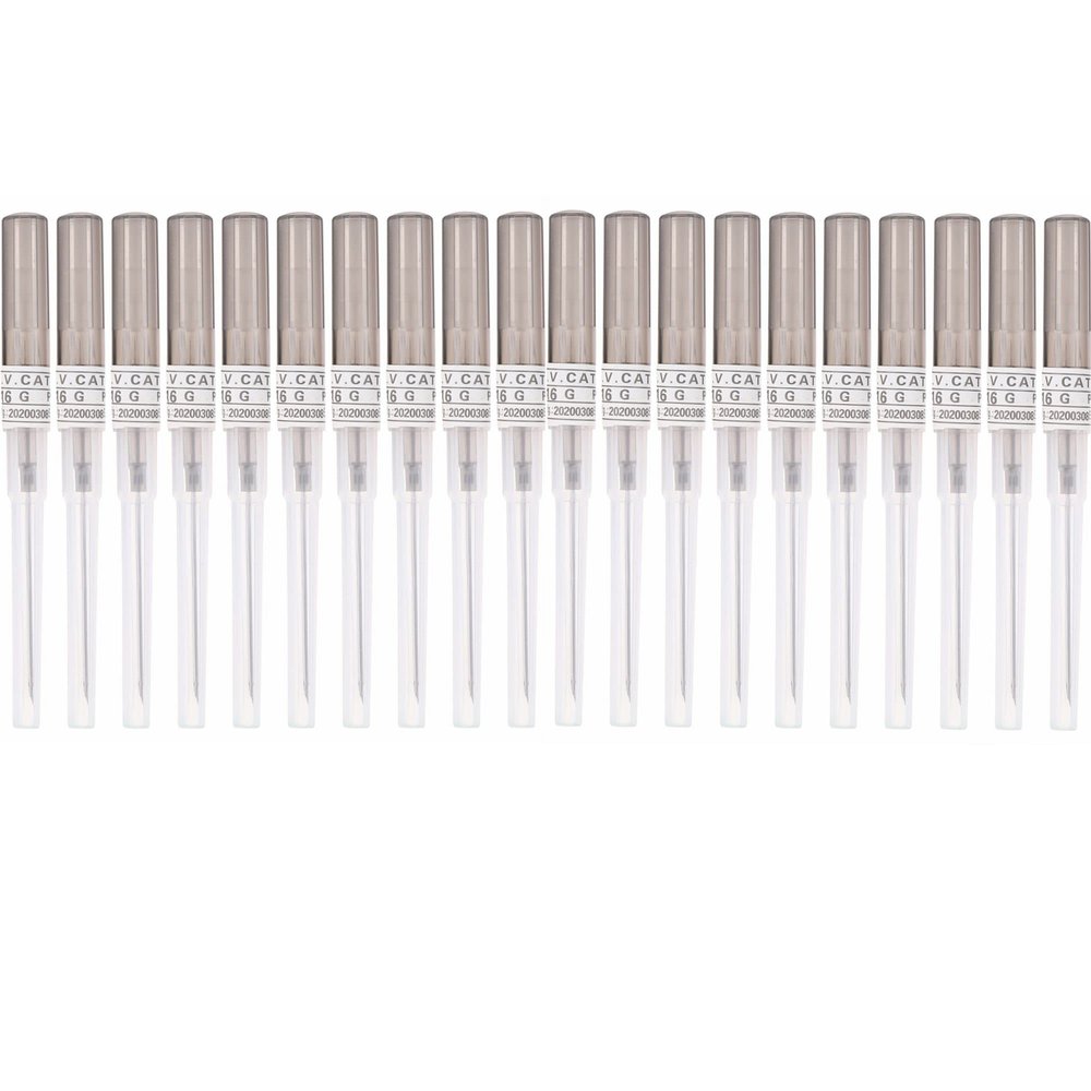 KingWei Piercing Needles,20PCS 16G Needles 16 Gauge Disposable Stainless Steel (16G)