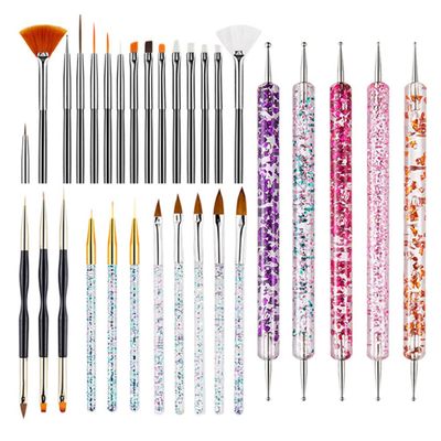 FOMIYES 1set Convenient Nail Art Brush Portable Dotting Tools for Professional and Personal Use for Nail Painting and Art Projects