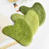 Facial Massage Roller Guasha Board Double Heads Jade Stone,Green Gua Sha view 4