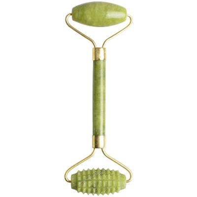 Facial Massage Roller Guasha Board Double Heads Jade Stone,Thorn Roller