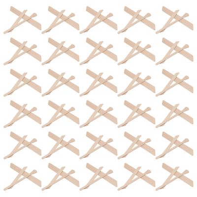 FOMIYES 150pcs Wax Applicator Sticks for Hair Removal Wooden Spatulas for Body and Facial Use Smooth for Easy Application for Creams and Lotions