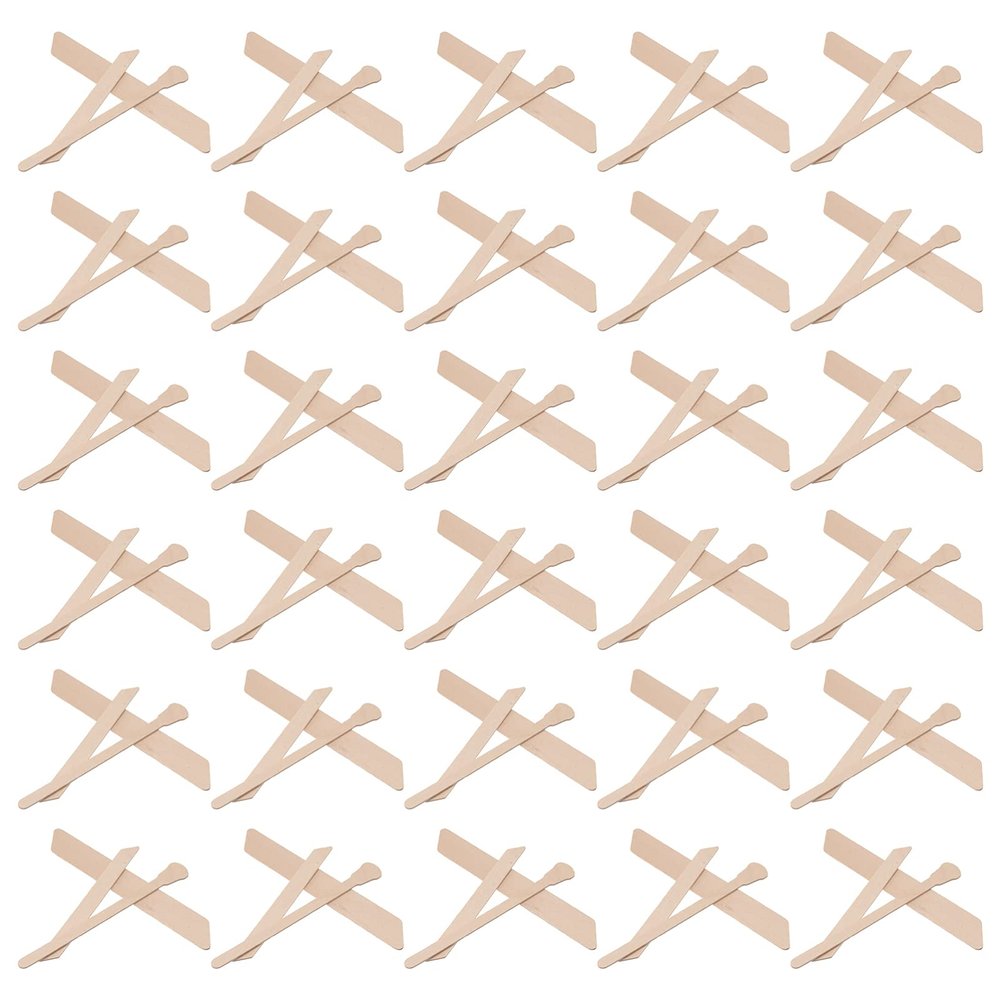 FOMIYES 150pcs Wax Applicator Sticks for Hair Removal Wooden Spatulas for Body and Facial Use Smooth for Easy Application for Creams and Lotions