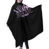 Custom Waterproof Barber Cape Hairdresser Cape, Add Your Photo Text Personalized Purple Barbershop Tools Salon Cape for Men, Customized Hair Cutting Cape for Home Salon Barbershop view 2