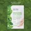 Skin Aesthetics Mint & Tea Tree Foot Masks - Repairs & Softens Cracked Feet, Hydrating & Exfoliating - Dermatologist Tested Korean Skincare - Clean Beauty, Natural Ingredients, Cruelty-Free - 3 Pairs view 3