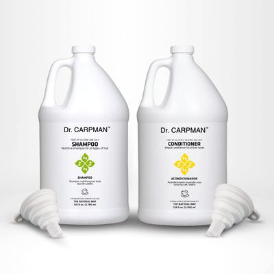 Dr. Carpman - Shampoo and Conditioner for Hair Growth - All-Natural Thinning Hair Regrowth Formula - Anti Hair Loss Treatment for Women & Men - Ideal for Color Treated Hair (2 x 128 Fl. Oz.)