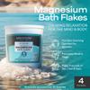 Aromasong Raw Dead Sea Magnesium Flakes for Bath - 4 LB Bulk Bath Salt in Reusable Bucket view 2