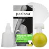 Parissa Organic Roll-On Sugar Wax | USDA Certified, 100% Natural, Gentle & Washable Formula for Sensitive Skin | At-Home Hair Removal Kit | 2 Applicator Heads, 20 Reusable Strips, 140ml (5 Fl Oz) view 2
