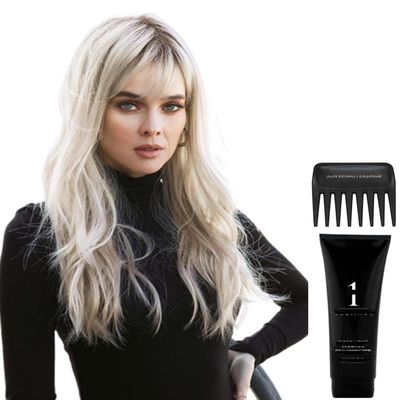 Bundle - 4 Items: Wren Petite/Average Wig by Rene of Paris, Christy's Wigs Q & A Booklet, Synthetic Shampoo & Wide Tooth Comb - Color: Shaded Amber