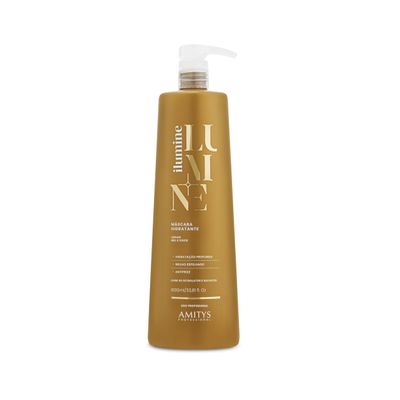 Amitys Professional Ilumine Hair Mask, Deep Hydration, Anti-Frizz, Clean Shine, Petroluem-Free, Sulfate-Free, Paraben-Free, 1 liter