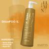 Amitys Professional Ilumine Shampoo, Aragon Oil, Coconut Oil, Honey Extract, Deep Hydrating, Anti-Frizz, Clean Shine, Petroluem-Free, Sulfate-Free, Paraben-Free, 1 liter view 3