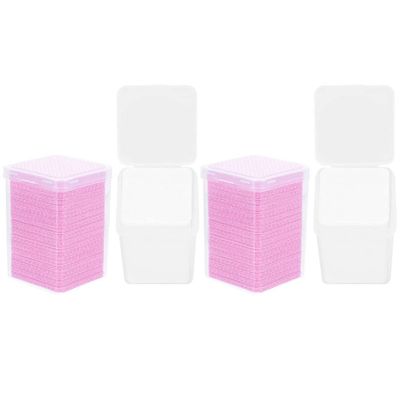 FOMIYES 800pcs Professional Eyelash Glue Cleaning Cloths Soft for Glue Wiping for Lash Extensions Makeup Application and Salon Use