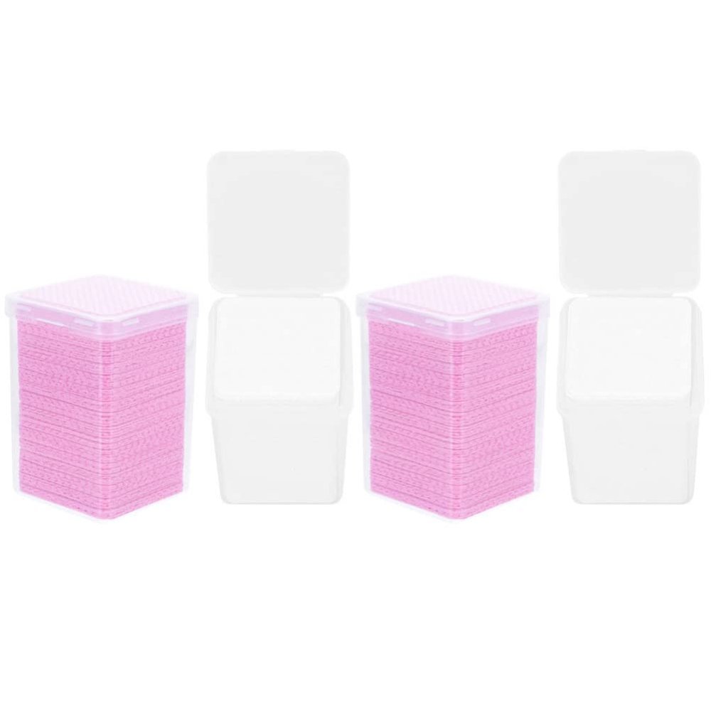 FOMIYES 800pcs Professional Eyelash Glue Cleaning Cloths Soft for Glue Wiping for Lash Extensions Makeup Application and Salon Use