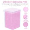 FOMIYES 800pcs Professional Eyelash Glue Cleaning Cloths Soft for Glue Wiping for Lash Extensions Makeup Application and Salon Use view 3