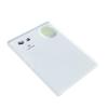 Acrylic Eyelash Extension Eye Lash Pallet Tool, Grafting False Eyelash Jade Console Round Jade Stone Organizer Eyelash Extension Grafting Pad Lash Tray Gasket (White) view 1