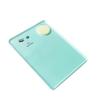 Acrylic Eyelash Extension Eye Lash Pallet Tool, Grafting False Eyelash Jade Console Round Jade Stone Organizer Eyelash Extension Grafting Pad Lash Tray Gasket (Blue) view 1