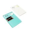 Acrylic Eyelash Extension Eye Lash Pallet Tool, Grafting False Eyelash Jade Console Round Jade Stone Organizer Eyelash Extension Grafting Pad Lash Tray Gasket (Blue) view 4