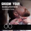 Eyebrow Scissors, Precision Grooming Shears, Nose Hair Trimmer - Professional Stainless Steel Fine Tip for Beard, Mustache, Eyelashes, Cuticles- ASONTAO (1Pcs Eyebrow Scissors) view 3