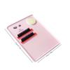 Acrylic Eyelash Extension Eye Lash Pallet Tool, Grafting False Eyelash Jade Console Round Jade Stone Organizer Eyelash Extension Grafting Pad Lash Tray Gasket (Pink) view 4