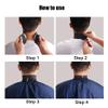 2 PCS Disposable Barber Neck Strips Waterproof Neck Paper Tissue Roll for Salon Haircutting Styling Coloring Black view 2