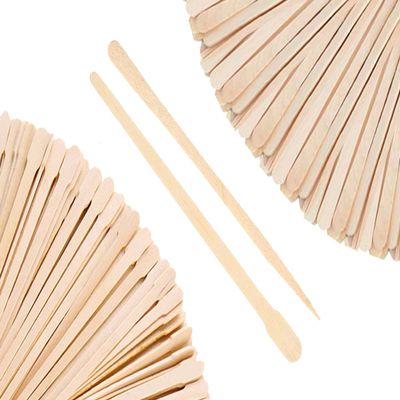 Mibly 1000 Pcs Wooden Wax Sticks - Eyebrow, Lip, Nose Small Waxing Applicator Sticks for Hair Removal and Smooth Skin - Spa and Home Usage