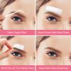 Linyuthia 800 Pcs Non Woven Waxing Strips Hair Removal Wax Paper Facial and Body Epilating Strips for Girls Women Men view 3