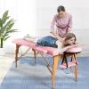BestComfort Portable Massage Table, 84 Inch Height Adjustable, 2 Folding Massage Table Extension, Esthetician Facial Cradle Salon Bed with Carry Case (Pink) view 3