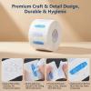 2 Rolls Disposable Barber Neck Strips, Stretchy Self-Adhesive Paper Neck Strip, Professional Salon Supplies for Haircut Styling, Spa, Massage view 3