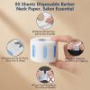 2 Rolls Disposable Barber Neck Strips, Stretchy Self-Adhesive Paper Neck Strip, Professional Salon Supplies for Haircut Styling, Spa, Massage view 4