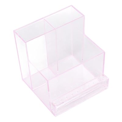 Sonew Nail Drill Machine Storage Box, Acrylic Material, Multi-Compartment, Multi-Function, Exquisite Workmanship