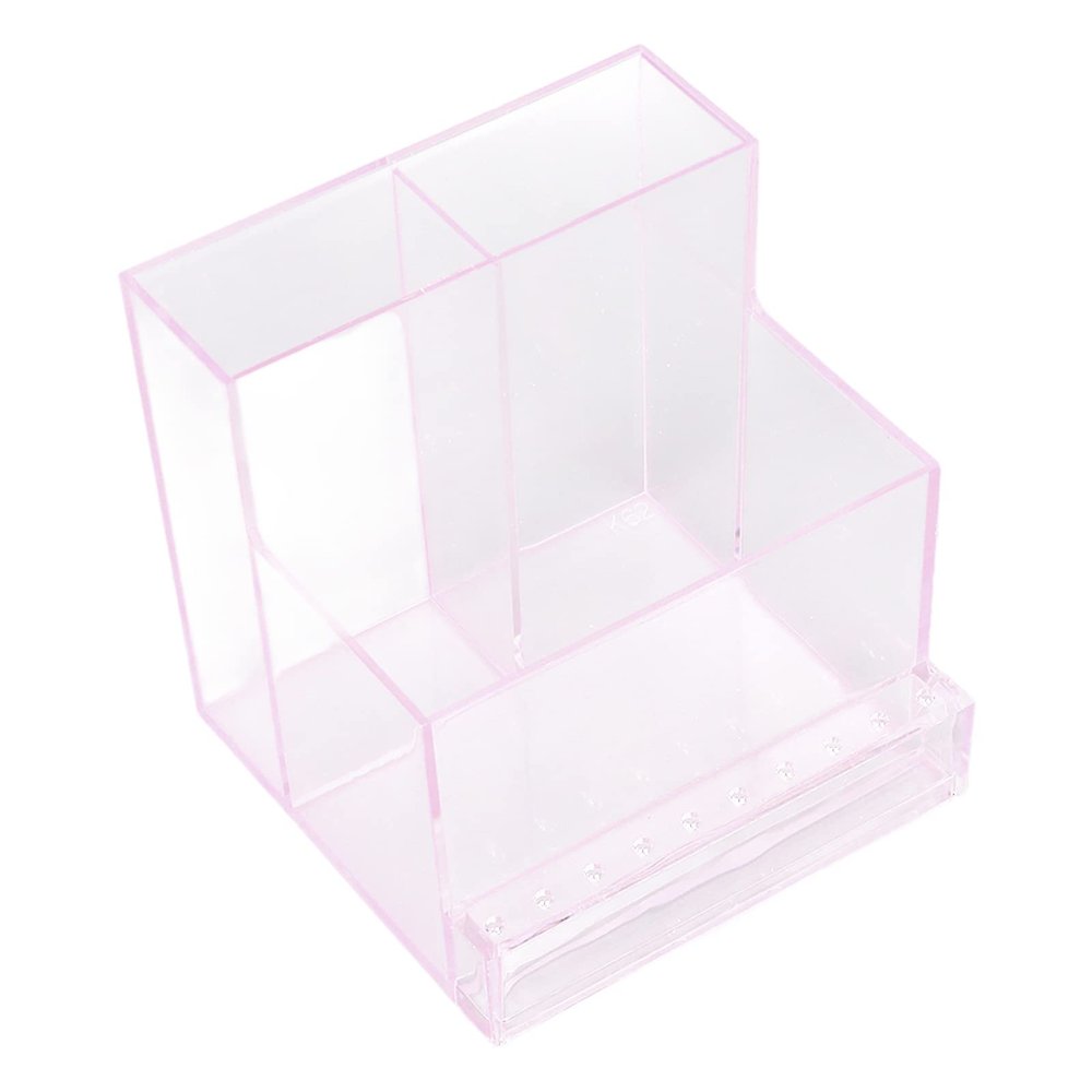 Sonew Nail Drill Machine Storage Box, Acrylic Material, Multi-Compartment, Multi-Function, Exquisite Workmanship
