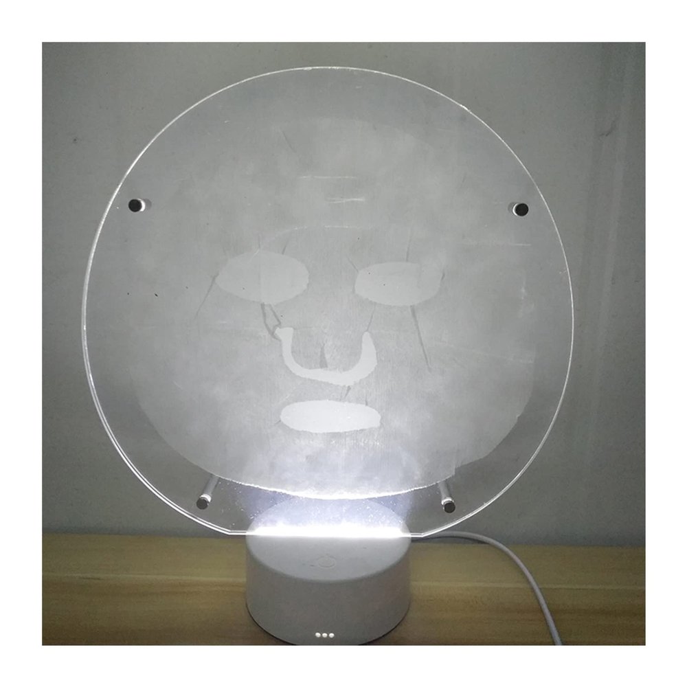 XUEHONG001 Acrylic Facial Masks Display Stand, Clear Home Travel Facial Care DIY Masks Maker Plate, Beauty Shop Facial Sheet Masks Holder Display Rack, 2 Style (Color : B)