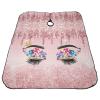 Carwayii Barber Cape Hello Glitters Gorgeous Eyelash Pink Salon Apron Hair Cutting Cape Barbershop Kits For Women-55''X66'' view 4