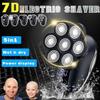 Electric Razor for Men, 7D Head Electric Shaver for Men Multi Grooming Kit Digital Display Hair Trimmer Beard Razor Wet Dry Facial Shaving Machine view 2