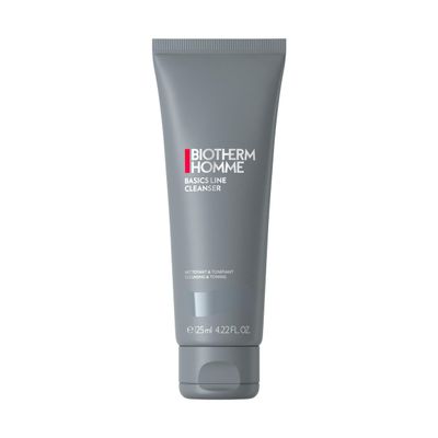 Biotherm Homme Basics Line Cleanser with Biotech Plankton, Gentle Daily Cleansing Gel for Men with Normal Skin, Fresh and Toning Effect, 4.2 Fl. Oz.