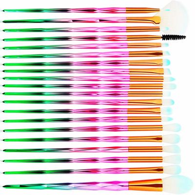 20pcs Makeup Brush Set Kabuki Foundation Brush Premium Makeup Brush for Liquid, Cream, and Powder - Buffing, Blending, and Face Brush Makeup Brushes Kit