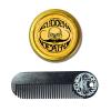 The Vintage Beard Company Sudden Death Strong Hold Mustache Wax and Death Grip Mustache Keychain Comb Set view 1